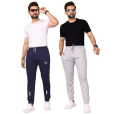 Deals, Discounts & Offers on Men - [Sizes M, XL] Men's Comfortable Casual Regular Fit Printed Track-Pants (Pack of 2) P2_MD_TP220_TP224