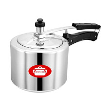 Deals, Discounts & Offers on Cookware - Pannikin Aluminium Inner Lid Pressure Cooker 3 Litres (Silver)