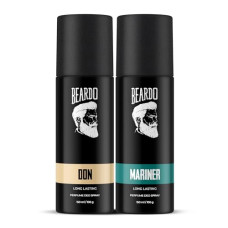 Deals, Discounts & Offers on Beauty Care - Beardo Mariner Perfume Deo Spray 150ml and Don Perfume Deo Spray 150ml Combo