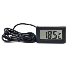 Deals, Discounts & Offers on Outdoor Living  - ApTechDeals Portable Pocket Wired Mini Digital LCD Electronic Temperature Meter Sensor (Black)