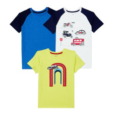 Deals, Discounts & Offers on  - [Size 7 Years-8 Years] Amazon Brand - Jam & Honey T Shirts for Boys | Regular Fit Boys T-Shirt | 100% Cotton Round Neck Tshirt