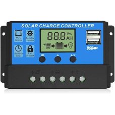 Deals, Discounts & Offers on Outdoor Living  - Techtonics Solar Charge Controller 10A - 12v/24v Intelligent Battery charger, 10amp Control charging