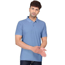 Deals, Discounts & Offers on Men - HOODMASTAR Men's Regular Fit Solid Polo Half Sleeve T-Shirt
