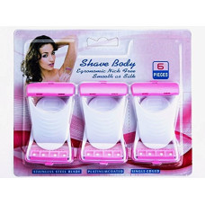 Deals, Discounts & Offers on Health & Personal Care - NextTech MAX-6 Piece Silk N Smooth For Insant & Painless Hair Removal | For Face, Eyebrow, Chin, Vellus Hair, Upper Lips | Derma-planing Tool For Sensitive Skin Shaver For Women