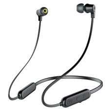 Deals, Discounts & Offers on  - (Refurbished) Infinity (JBL) Glide N100 Wireless Bluetooth In Ear Neckband Headphone with Mic (Charcoal Black)