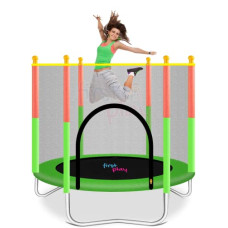 Deals, Discounts & Offers on  - First Play 55 inch Trampoline with Safety Net & U-Shape Legs