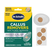 Deals, Discounts & Offers on Health & Personal Care - Dr. Scholl's CALLUS REMOVER with Duragel Technology, 4ct // Removes Calluses Fast and Provides Cushioning Protection against Shoe Pressure and Friction