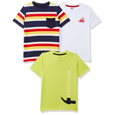 Deals, Discounts & Offers on  - Amazon Brand - Jam & Honey T Shirts for Boys | Regular Fit Boys T-Shirt | 100% Cotton Round Neck Tshirt