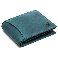 Deals, Discounts & Offers on  - WildHorn Blue Leather Wallet