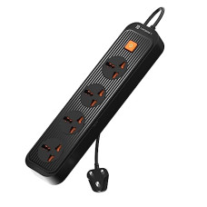 Deals, Discounts & Offers on  - Portronics Power Plate 12 Extension Board with 4 Universal Sockets, 2 Meter Long Cord, 1500 Watt, Fireproof Material, Multi Plug