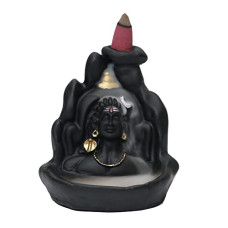 Deals, Discounts & Offers on  - The Craft Store Mahadev Adiyogi Shiv Shankara Backflow Incense Burner With 30 Cones Best For Gifting Shiv Ji Murti, Black