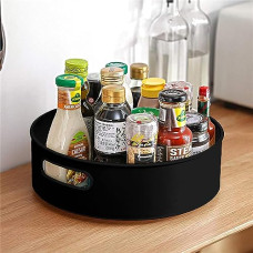 Deals, Discounts & Offers on  - HomeWiz Multi-Purpose 360 Rotating Organizer Tray/Kitchen Organizer/Multi- Function Rotating Tray/Cosmetics Organizer (Black)