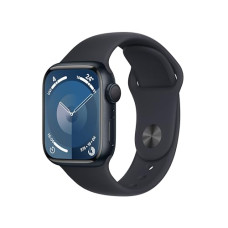 Deals, Discounts & Offers on  - Apple Watch Series 9 [GPS 41mm] Smartwatch with Midnight Aluminum Case with Midnight Sport Band S/M. Fitness Tracker, Blood Oxygen & ECG Apps, Always-On Retina Display, Water Resistant
