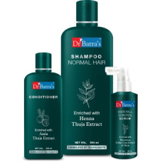 Deals, Discounts & Offers on  - Dr Batra's Hair Fall Control Serum-125 ml, Conditioner - 200 ml and Normal Shampoo - 500 ml(3 Items in the set)