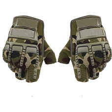 Deals, Discounts & Offers on  - Kandid Bike Motorcycle Army Print Motorbike Half Racing Gloves, Non-Slip Palm Bike Glove
