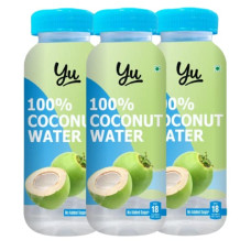 Deals, Discounts & Offers on  - Yu Foodlabs - 100% Natural Coconut Water - Zero Preservatives - No Added Sugar - 600Ml (Pack Of 3)