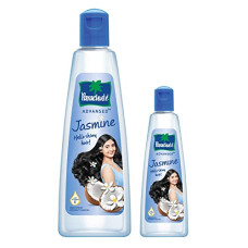 Deals, Discounts & Offers on  - Parachute Advansed Jasmine Coconut Hair Oil with Vitamin E for Healthy Shiny Hair, Non-sticky, 400ml + 90ml