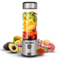 Deals, Discounts & Offers on  - AGARO Galaxy Portable Blender,Portable Hand Blender For Kitchen,450Ml,For Smoothie,Shakes,Baby Food & Juices,126W,3000 Mah Battery,Usb Rechargeable,Fruit Juice Machine,Stainless Steel Blade,250 Watts