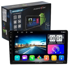 Deals, Discounts & Offers on Electronics - Nippon NDROID 9 Plus with 9 Inch Car Android Double Din Player 2GB/32GB Capacitive Touch Screen Quad Core Proceessor 1080P HD Screen, Latest Android Version 11 BT 5.0, Wi-Fi, GPS, USB 2.0, Navigation