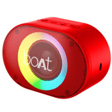 Deals, Discounts & Offers on  - boAt Stone 250 Portable Wireless Speaker with 5W RMS Immersive Audio, RGB LEDs, Up to 8HRS Playtime, IPX7 Water Resistance, Multi-Compatibility Modes(Red)