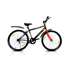 Deals, Discounts & Offers on  - Leader Scout MTB 26T Mountain Bicycle/Bike Without Gear Single Speed for Men - Black/Orange, Ideal