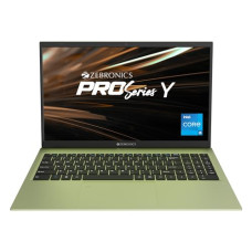 Deals, Discounts & Offers on Laptops - [Use OneCard Credit Card EMI] ZEBRONICS Laptop PRO Series Y NBC 2S, Intel Core 11th Gen i5 Processor (16GB RAM | 512GB SSD), 15.6-Inch (39.6 CM) IPS Display, (Ultra Slim | 38.5 Wh Large Battery | Windows 11 | Sage Green | 1.65 Kg)