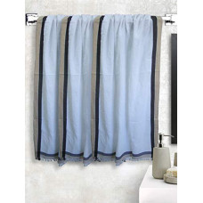 Deals, Discounts & Offers on  - Athom Living Light Weight Cotton Premium Waffle Border Bath Towel 75x150 cm Pack of 3