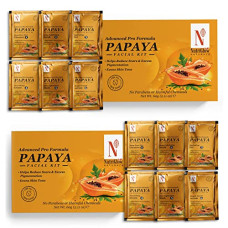 Deals, Discounts & Offers on Beauty Care - NutriGlow NATURAL'S Advanced Pro Formula Papaya Facial Kit, For Glowing Skin - 10gmx6 Each, Pack of 2