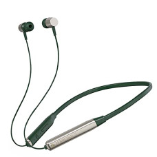 Deals, Discounts & Offers on  - ZEBRONICS Zeb-Evolve BTv5.0, Voice Assistant, Rapid Charge, Dual Pairing, Call Function, Magnetic Earpiece Bluetooth Wireless in Ear Earphones with Mic (Metallic Green)