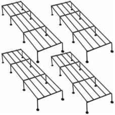 Deals, Discounts & Offers on  - Planter Stand SUNFLOWER Plant Container Set(Pack of 4, Metal)