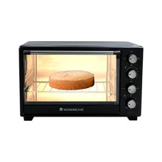 Deals, Discounts & Offers on  - Wonderchef Oven Toaster Griller (OTG) - 40 litres, Black - with Rotisserie,Auto-Shut Off, Heat-Resistant Tempered Glass, Multi-Stage Heat Selection | | Bake, Grill, Roast | Easy clean