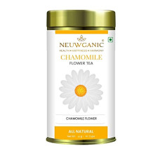 Deals, Discounts & Offers on  - Neuwganic - Chamomile Flower Tea - 50 Gm - Caffeine Free Whole Leaf Herbal Tea - 50 Grams = 50 Cups