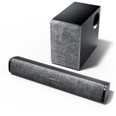Deals, Discounts & Offers on  - Mivi Fort S48 With Subwoofer, 48W, 2.1 Channel, BT V5.3 48 W Bluetooth Soundbar(Black, 2.1 Channel)