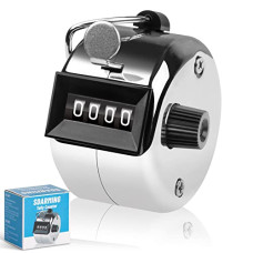 Deals, Discounts & Offers on Accessories - SDARMING Tally Counter, 4-Digit Clicker Counter, Metal Hand Tally Counters Clicker Pitch Counter