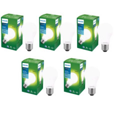 Deals, Discounts & Offers on  - Philips Full Glow Energy Saver Filament Glass E27 LED Bulb | 9-watt, 825 Lumen Full Glow Frosted Diffused LED Bulb, Cool Daylight, Pack of 5