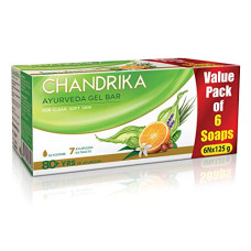 Deals, Discounts & Offers on  - Chandrika Glycerine Ayurveda Gel Bar| Glycerine Bath Soap with Jojoba Oil