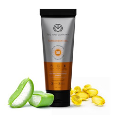 Deals, Discounts & Offers on  - The Man Company Oil-Free Sunscreen Gel SPF 50 PA+++ For Men- 50gm | Infused with Aloe Vera, Tomato Extract & Vitamin E | UV A/B Protection | No White Cast & Quick Absorption | For Oily Skin