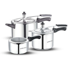 Deals, Discounts & Offers on Cookware - BAJAJ 2 L, 3 L, 5 L Pressure Cooker(Aluminium)