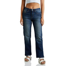 Deals, Discounts & Offers on Women - [Sizes 26, 28, 30, 32, 34] Amazon Brand - Symbol Women's Straight Mid Rise Ankle Length Jeans