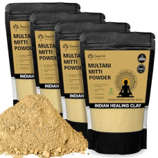 Deals, Discounts & Offers on Beauty Care - Simply Vedic 100% Natural Multani Mitti Powder Face Pack (200Gms-Pack4) For Exfoliating Soothing Nourishing Face, Skin & Hair| Organic Indian Healing Clay Body Mask