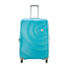 Deals, Discounts & Offers on  - Skybags Mint 79Cms Large Check-in Polycarbonate Hardsided 4 Smooth Wheels Speed_Wheel Trolley 8 Wheel Suitcase, Turquoise (Blue), 80 Centimeters