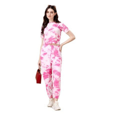 Deals, Discounts & Offers on Screwdriver Sets  - [Sizes S, M, L, XL] Regolith Designer Sarees Women's Tie Dye Printed Short Sleeve Casual Wear and Workout Clothe Gym Wear Tracksuits Co-ord Set