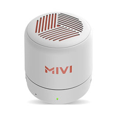 Deals, Discounts & Offers on  - Mivi Play Bluetooth Speaker with 12 Hours Playtime. Wireless Speaker Made in India with Exceptional Sound Quality, Portable and Built in Mic-White