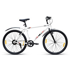 Deals, Discounts & Offers on  - XCi Epic 26T Single Speed Hybrid Bike - White