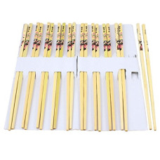 Deals, Discounts & Offers on  - Perfect Pricee Natural Round Bamboo Reusable Chopsticks (9.5 Inch) -Set of 5 Pairs
