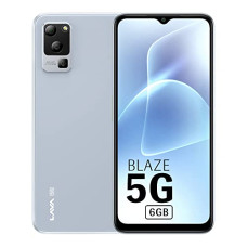 Deals, Discounts & Offers on Electronics - [HDFC Debit Card] Lava Blaze 5G (Glass Blue, 6GB RAM, UFS 2.2 128GB Storage) | 5G Ready | 50MP AI Triple Camera | Upto 11GB Expandable RAM | Charger Included | Clean Android (No Bloatware)