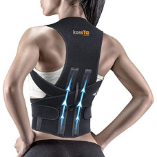 Deals, Discounts & Offers on  - kossto Premium Magnetic Back Brace Posture Corrector Therapy Shoulder Belt