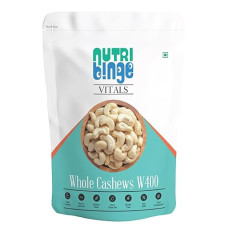 Deals, Discounts & Offers on  - NUTRI BINGE Whole Cashew W400 Kaju 1000 Grams - Pack of 1, Organic Fresh Dry Fruits - Healthy Snacks, Premium Nutrient Rich Healthy Snacks