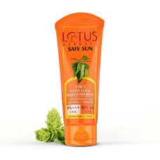 Deals, Discounts & Offers on  - Lotus Herbals Safe Sun 3-In-1 Matte Look Daily Sunblock Lotion SPF 40 | 100g