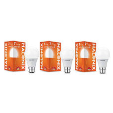 Deals, Discounts & Offers on  - Halonix Astron Plus B22 7-Watt LED Led Bulb (Pack of 3, Cool White)